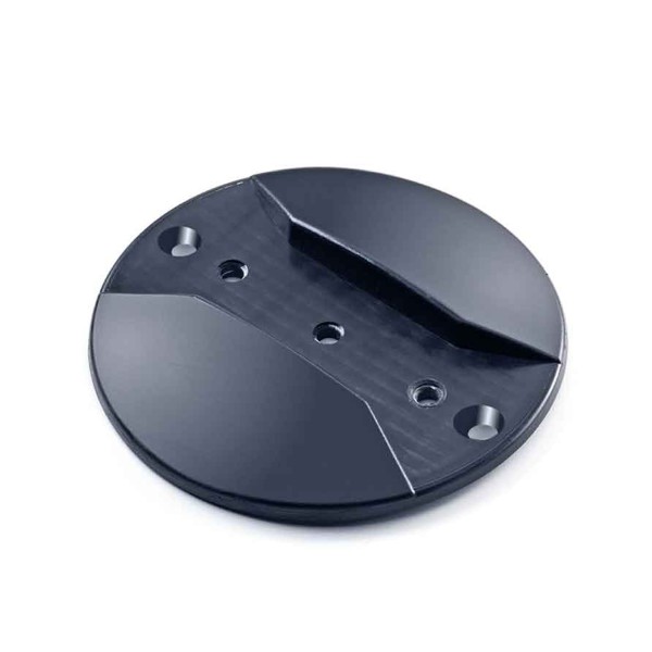 Duragates Floor Strike Plate w/ Steel Reinforcement, Black Nylon - 367