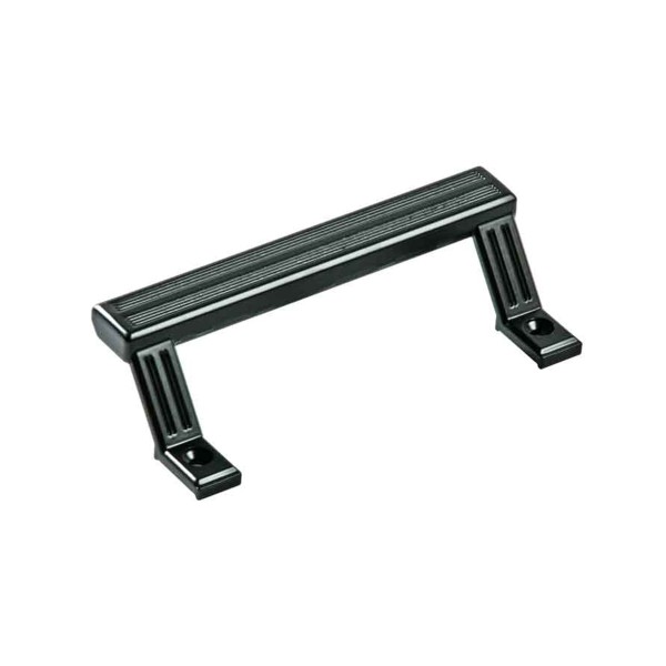 Duragates Straight Pull Handle, Die-Cast Alloy, Black, 6-3/8" Long - 674
