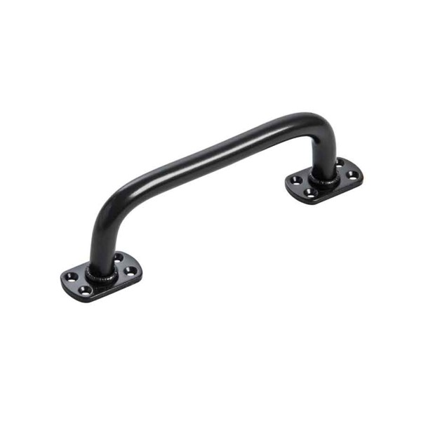 Duragates Straight Pull Handle, Black, 5/8" Diameter, 10-7/16" Long - 677G