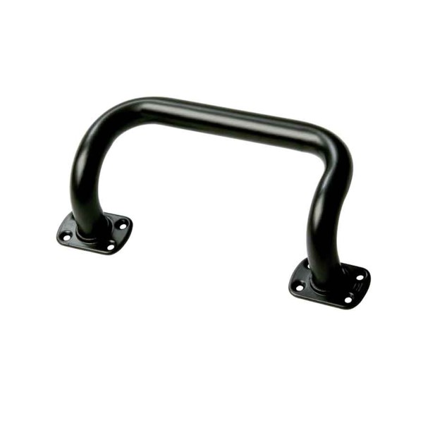 Duragates Curved Pull Handle, Black, 3/4" Diameter, 9-1/4" Long - 678P