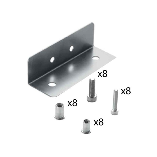 Duragates Large Drilling Template Kit w/ Rivet Nuts & Screws - ABS-20P