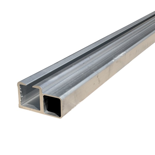 E/Z Slide Aluminum Square Weld in Place Frame and Track for Overhead Applications | 40' - ARGT-40