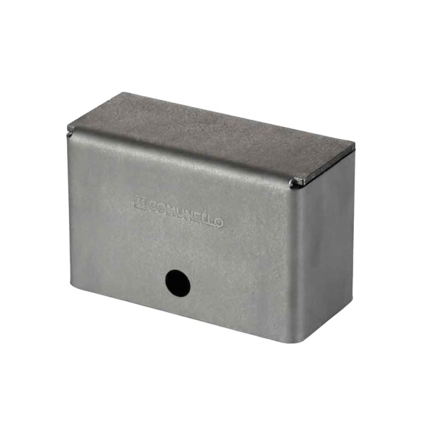 DuraGates 4" Raw Steel Support Box for Wheels less than 45mm Wide - GATEBOX-4HD-R