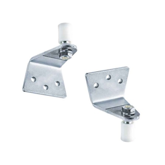 Duragates Bottom Guide for Overhead Track/Wall Mount Top Guide for Rolling Gates with 1-1/4" Roller (Adjusts 3"- 4" Center To Edge) - 249-30