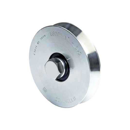 Duragates Stainless Steel 3" V-Groove Single Wheel with 1 Bearing - 300IV-80