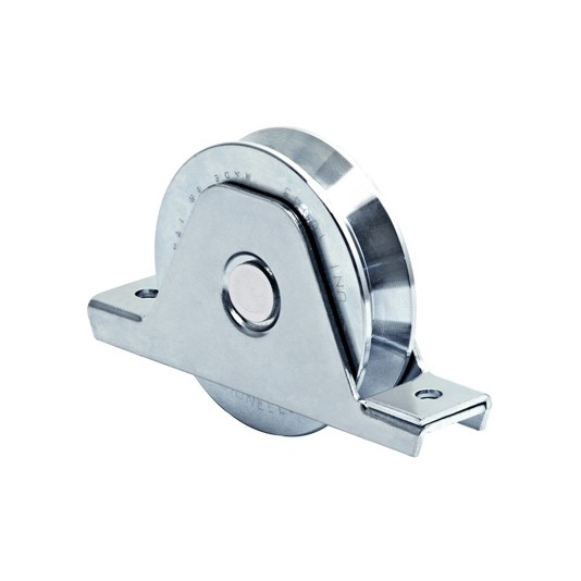 DuraGates Galvanized 4" Recessed Mount V-Groove Wheel 1 5/16" Wide
