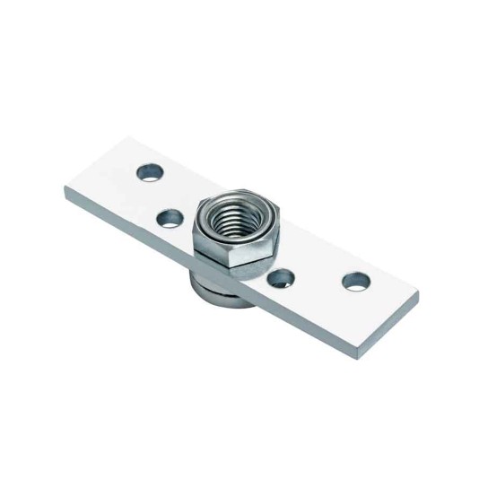 Duragates 6" x 1" x 3/16" Mounting Plate for Trolley w/ 12mm Turning Nut - 34-M