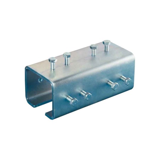 Duragates 7 7/8" x 4-7/16" x 4" Track Connection Guide Support for Large 398 Track - 352G