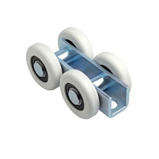 Duragates 4 Nylon Wheel Steel Trolley (Requires M20 Pin) 376-P20 - Cantilever Sliding Gate Hardware