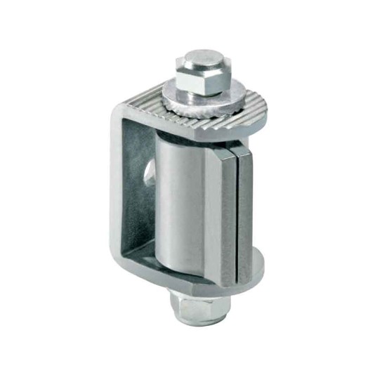 Duragates 3-3/4" x 2-1/2" Adjustable Raw Steel Hinge w/ Wing & Bracket - 94P