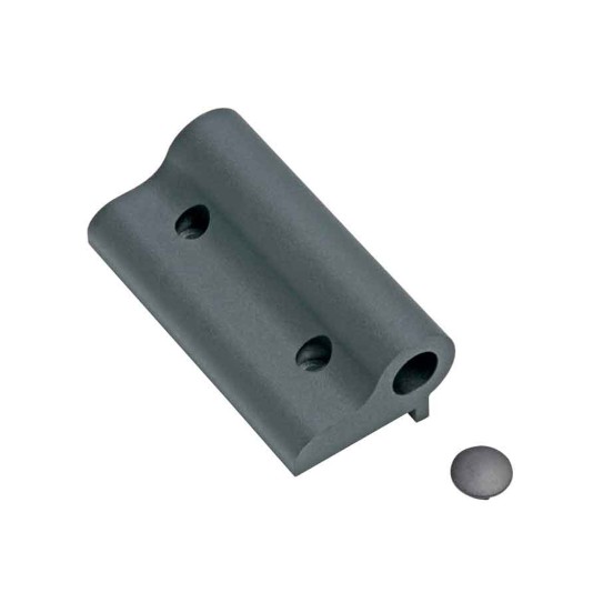 Duragates 5" x 3" Aluminum Side Hinge w/ Off Center Leg - A380G