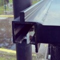 E/Z Slide Aluminum Square Frame Bolt on 2"  x 2" Cantilever Gate Track - 22' 6"