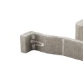 Aluminum Bracket for 2" x 2" Cantilever Gate Track