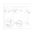 Safety Cable for Swing Gates up to 880 lbs., 27-1/2" Long, Galvanized