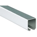 DuraGates Galvanized Overhead Track Medium Galvanized - 19' 8" Long 24-MEDIO