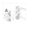 Steel Hinge w/Wing, 660 lbs. per pair, Not Galvanized, Sold Individually