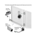 Large Albatros Power Transfer Kit for gate opening no more than 26FT: Includes 2 geared hinges & post bracket