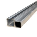 E/Z Slide Aluminum Square Weld in Place Frame and Track for Overhead Applications - 13' 3" - IGD-104-TR-13