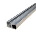 E/Z Slide Aluminum Square Weld in Place Frame and Track for Overhead Applications - 13' 3" - IGD-104-TR-13