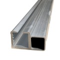 E/Z Slide Aluminum Square Weld in Place Frame and Track for Overhead Applications | 40' - ARGT-40