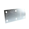 DuraGates 6" x 12" Heavy-Duty Foundation Plate CG-05P (Steel) For Medium/Large Carriages - Cantilever Sliding Gate Hardware