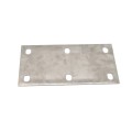 DuraGates 6" x 12" Heavy-Duty Foundation Plate CGI-05P (Stainless Steel) For Medium/Large Carriages - Cantilever Sliding Gate Hardware