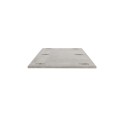 DuraGates 6" x 12" Heavy-Duty Foundation Plate CGI-05P (Stainless Steel) For Medium/Large Carriages - Cantilever Sliding Gate Hardware