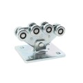 Duragates Small 8-Wheel Carriage Multi-Plate Body CGS-250.8M (Steel) - Cantilever Sliding Gate Hardware