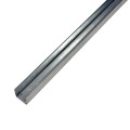 DuraGates 9'10" U-Channel Guide Rail for Ranger Telescoping Gate System (Galvanized Steel) - RG-387-9.84FT