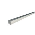DuraGates 9'10" U-Channel Guide Rail for Ranger Telescoping Gate System (Galvanized Steel) - RG-387-9.84FT