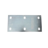 DuraGates 6" x 12" Heavy-Duty Foundation Plate CG-05P (Steel) For Medium/Large Carriages - Cantilever Sliding Gate Hardware