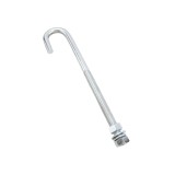 DuraGates Threaded J-Bolt Tie Rod CG-348-M20 (Steel) For Anchoring Carriages - Cantilever Sliding Gate Hardware