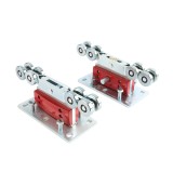 DuraGates Small 8-Wheel Integrator Carriage Set w/ Integrated Drive System CGS-500.8M (Steel) - Cantilever Sliding Gate Hardware