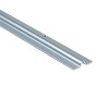 Duragates 19'8" Long Half Round Smooth Track For Ranger Telescoping Gate System (Galvanized Steel) - 289G-19.68FT