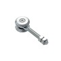 Duragates 2 Steel Wheel Trolley for 24-Medio Overhead Track w/ 3" Long M12 Bolt & Sealed Bearings 2C - Cantilever Sliding Gate Hardware