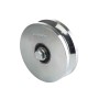 DuraGates 4" Galvanized Steel Heavy Duty Y-Groove Wheel w/ Gate Box (2200 lbs Capacity) - 304Y-4