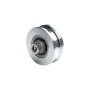 8" Round Profile Wheel, 2 Bearings, w/Grease Zerk, 1-1/2" (38mm) wide, Galvanized