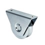 DuraGates Galvanized 4" Surface Mount V-Groove Wheel 1 1/8" Wide