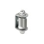 Duragates 2-1/2" Sq. Adjustable Galvanized Steel Hinge w/ Wing & Bracket - 92G