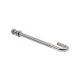 DuraGates Threaded J-Bolt Tie Rod CGI-348-M16 (Stainless Steel) For Anchoring Carriages - Cantilever Sliding Gate Hardware