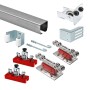 DuraGates CGS-500.8M Cantilever Sliding Gate Hardware Package w/ Integrator Carriage For Small Gates (Up To 1100 lbs / 23 ft)