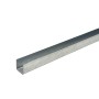 DuraGates 9'10" U-Channel Guide Rail for Ranger Telescoping Gate System (Galvanized Steel) - RG-387-9.84FT