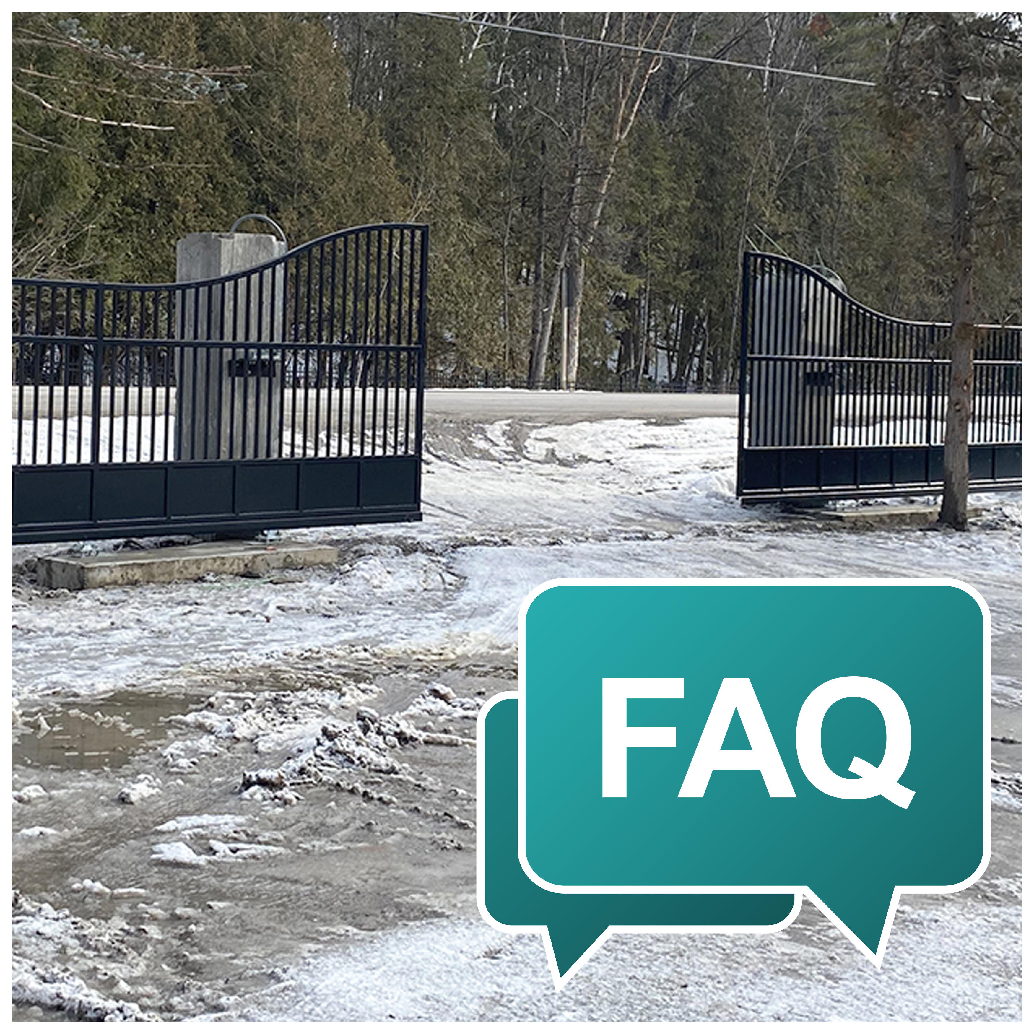 FAQ cantilever gate graphic
