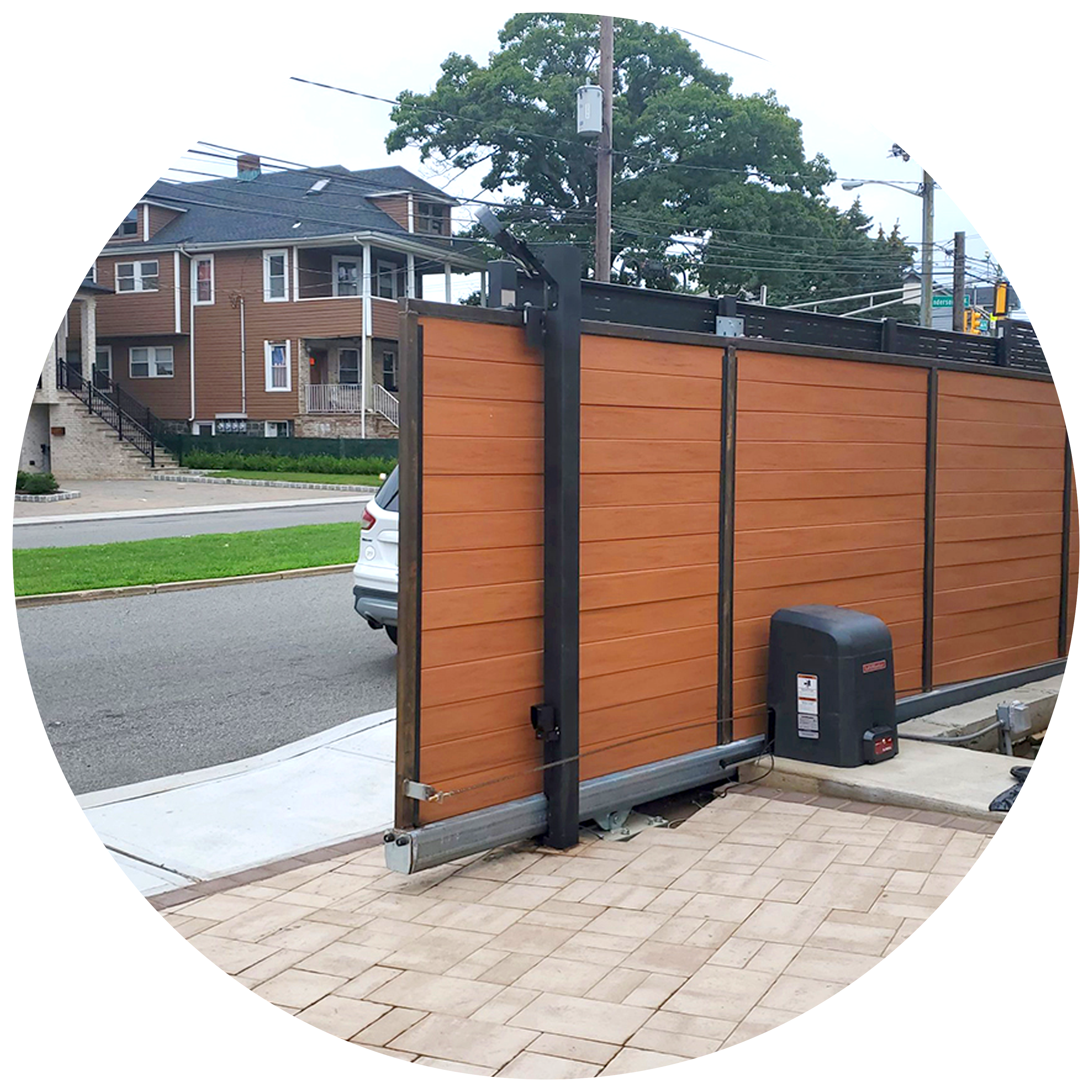cantilever gate installation image 02